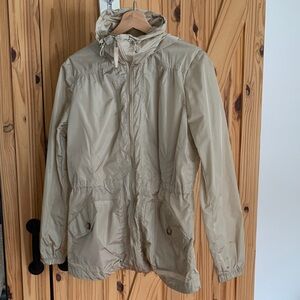 Gold Hooded Windbreaker Jacket